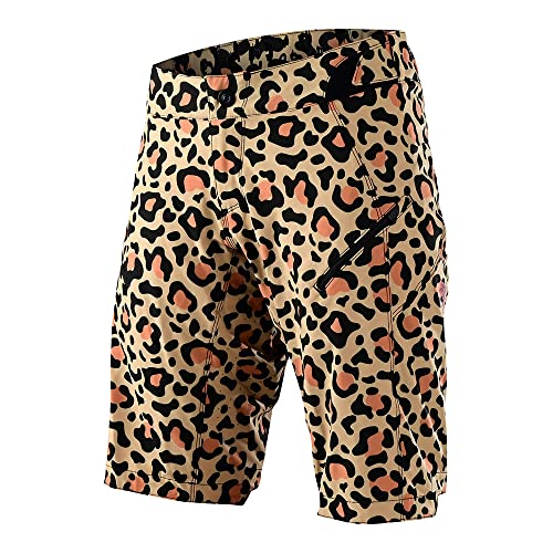 Troy Lee Designs Womens Lilium Short Shell, Leopard - XS