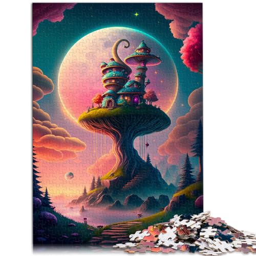 Puzzle | Puzzles Pilzpalast Puzzles für Erwachsene 1000-teiliges Holzpuzzle Spaß für Aktivitäten zu Hause, Geburtstagsgeschenk, Reisegeschenke, 1000 Teile (50 x 75 cm)