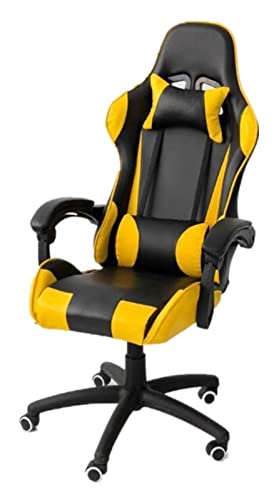 QYZUJIKL Bürostuhl Gaming-Stuhl Ergonomischer Büro-Schreibtischstuhl PU-Leder-Arbeitsstuhl Computerstuhl Spiel Gepolsterter Sitz Stuhl benötigt