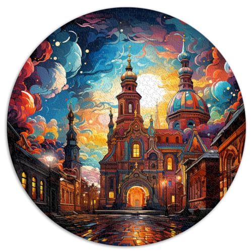 Spielgeschenk Puzzle Kloster Tschenstochau 1000 Teile Puzzle Spielzeug 67,5x67,5cm für Puzzle Familienspiel Stressabbau Schwieriges Herausforderungspuzzle