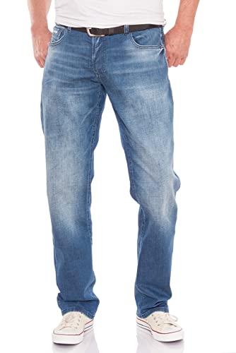 Miracle of Denim M.O.D Herren Jeans Thomas Comfort Denison Blue, Weite:33, Länge:36