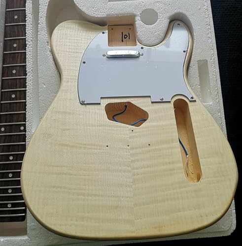 Gitarrenkörper Akustische E-Gitarre DIY. Kit Basswood-Körper-Palisander-Griffbrett Ahorn-Nackengitarre Für TL Gitarrenkörper (Color : 05)