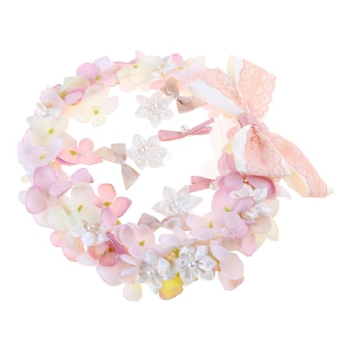 Anmutiges Blumen-Stirnband für Hochzeiten, elegantes Blumenornament, Blumenkopfschmuck