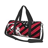 Bogenschießen, Bogen, Jagd, US-Flagge, Unisex, Reisetaschen, Fitnessstudio, Sportgepäck, große Reisetasche, Übernachtungs-Wochenendtaschen für Männer und Frauen