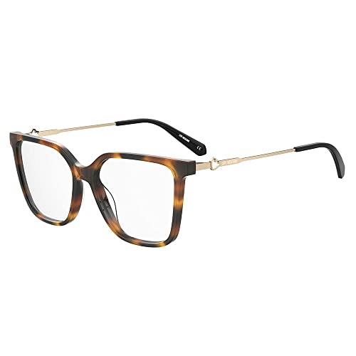 MOSCHINO LOVE brillengestell mol612, rechteckig, in brick, gefertigt aus acetate