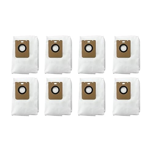 Hauptseitenbürstenfilter, kompatibel mit Xiaomi, kompatibel mit Dreame Z10 Pro L10 Plus, Staubsauger-Zubehör, Mopptuch, Staubbeutel, Ersatzteile for Zuhause (Color : 8 Dust Bags)