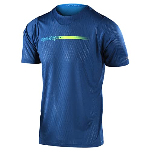 Troy Lee Designs Unisex – Erwachsene MTB Trikot, blau, L