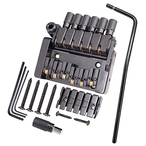 6-String Roller Sattel Tremolo Bridge Puller Set Für Kopflose E-Gitarren-Teile Gitarrebrücke