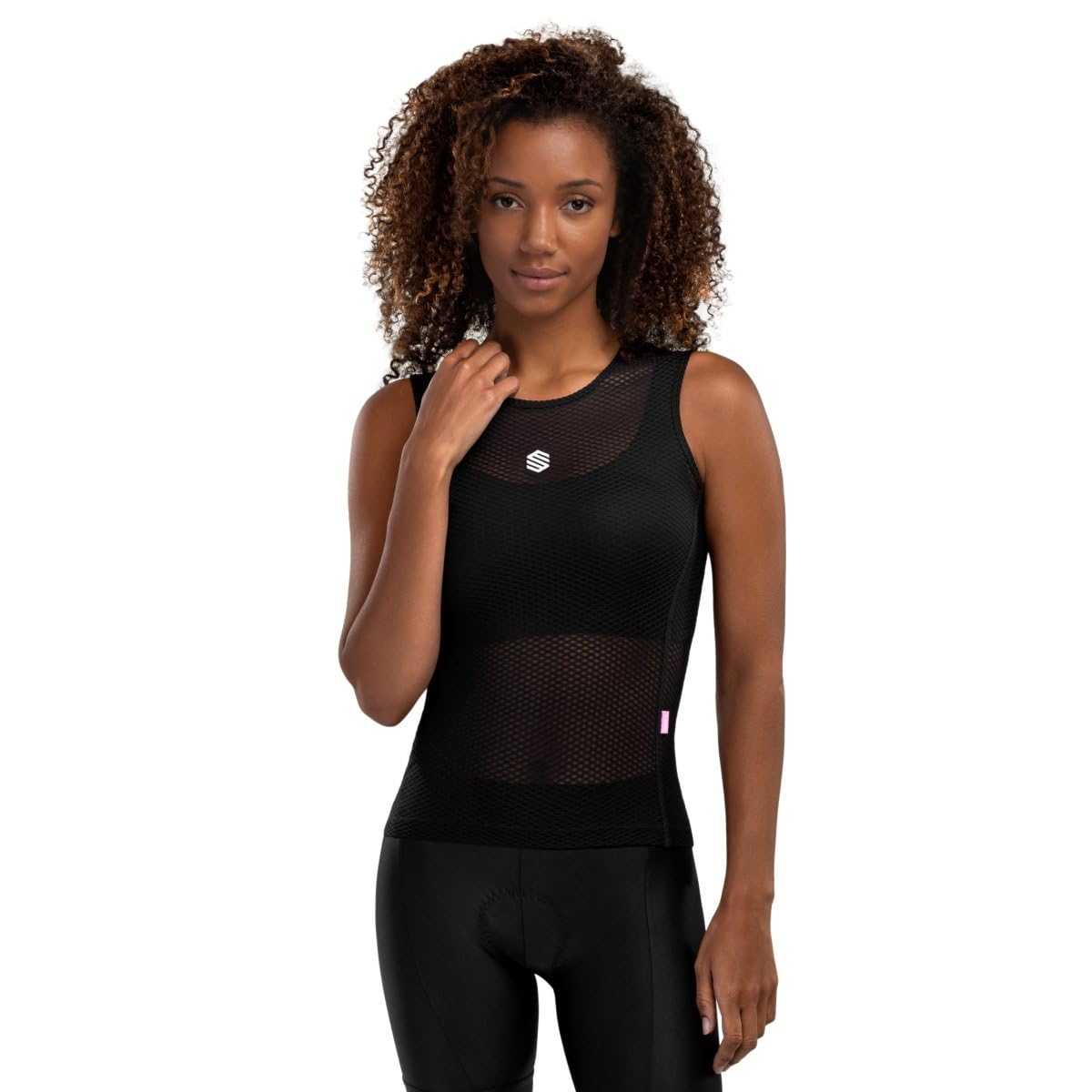 SIROKO - Ärmelloses Radsport-Baselayer für Damen Landscape - L-XL - Schwarz