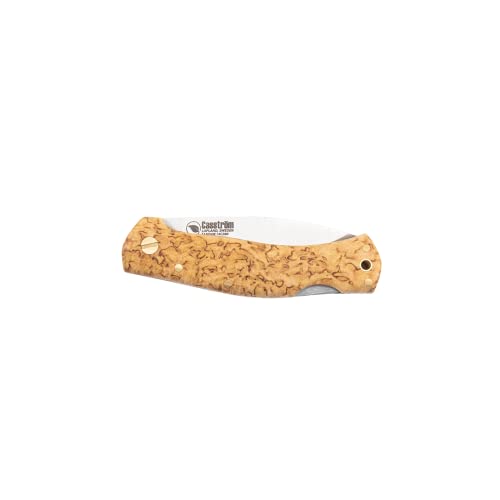 Casström Lars Fält Lock Back Messer Curly Birch/Scandi