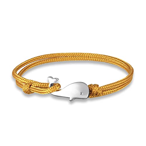 Schnur-Armband Schwanz Wal Anker Armband Männer Frauen Schmuck Wrap Metallhaken