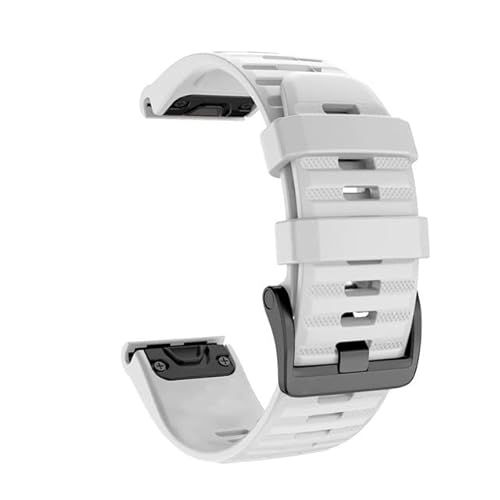 BANDKIT Smart-Silikon-Ersatzarmband für Garmin Fenix 6 6S 6X Pro 5 5X Plus 3 3 HR Forerunner 935, 20 mm, 22 mm, 26 mm, 22mm Width, Achat