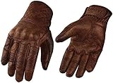 Rokker Tucson Motorradhandschuhe, braun, M