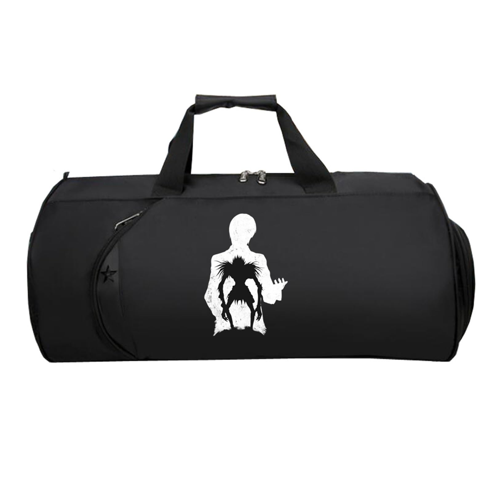 Death No. te Kleine Reisetasche Anime, Faltbare Reisetasche HandgepäCk, HandgepäCk Unisex G.ym Wochenendtasche Flugzeug(Black 5)