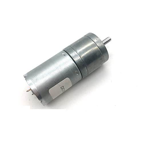 Mini-Gleichstrom-Getriebemotor, JGA25-370 Getriebemotor 6-24 V Untersetzungsgetriebemotor for langsam laufende Elektromotoren Mikrogetriebe-Untersetzungsgetriebe: 12 V 82 U/min, Spannung: Paket H