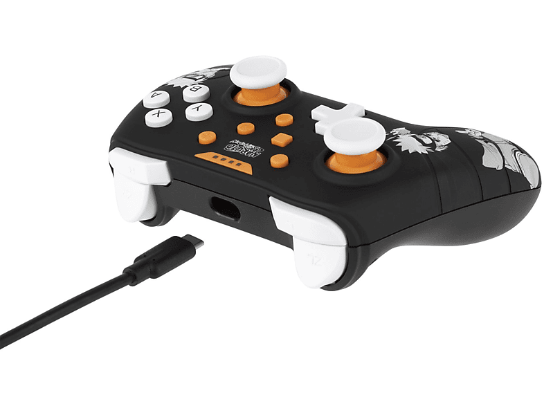 KONIX Naruto Controller Schwarz für Nintendo Switch, PC