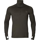 Härkila | Base All Season Half Zip | Professionelle Jagd Kleidung & Jagd Zubehör für Herren & Damen | Skandinavische Qualität Made to Last | Shadow Brown, M