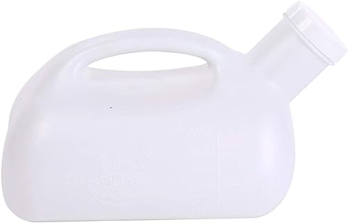 Tragbare Urinalflasche, männliches Urinal, Töpfchen-Pipi-Flasche, 3000 ml, großes männliches Urinal, tragbare Herren-Töpfchen-Pipi-Flasche, Sammler, Reisetoilette (Farbe: Gold) (Farbe: Gold) (Color :