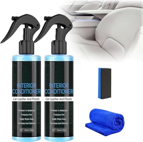 Leather Conditioner Refinishing Spray & Cleaner,Leather Conditioner Refinishing Cleaner,Multifunction Leather Conditioner Refinishing Spray (2 pcs)