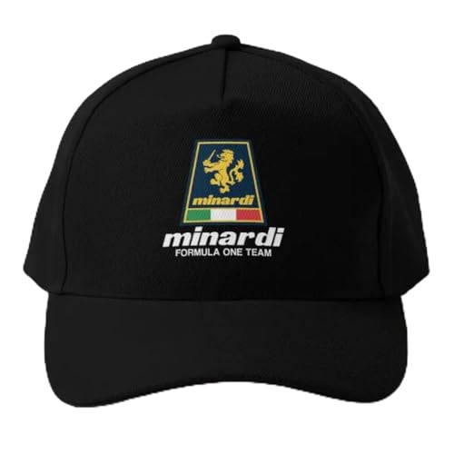 Baseballmütze Minardi Racing Team Baseballmütze Hut Mütze Bedruckt Hip Hop Outdoor Fisch Snapback Volltonfarbe Damen Sonne Lässig Jungen Sport Schwarz