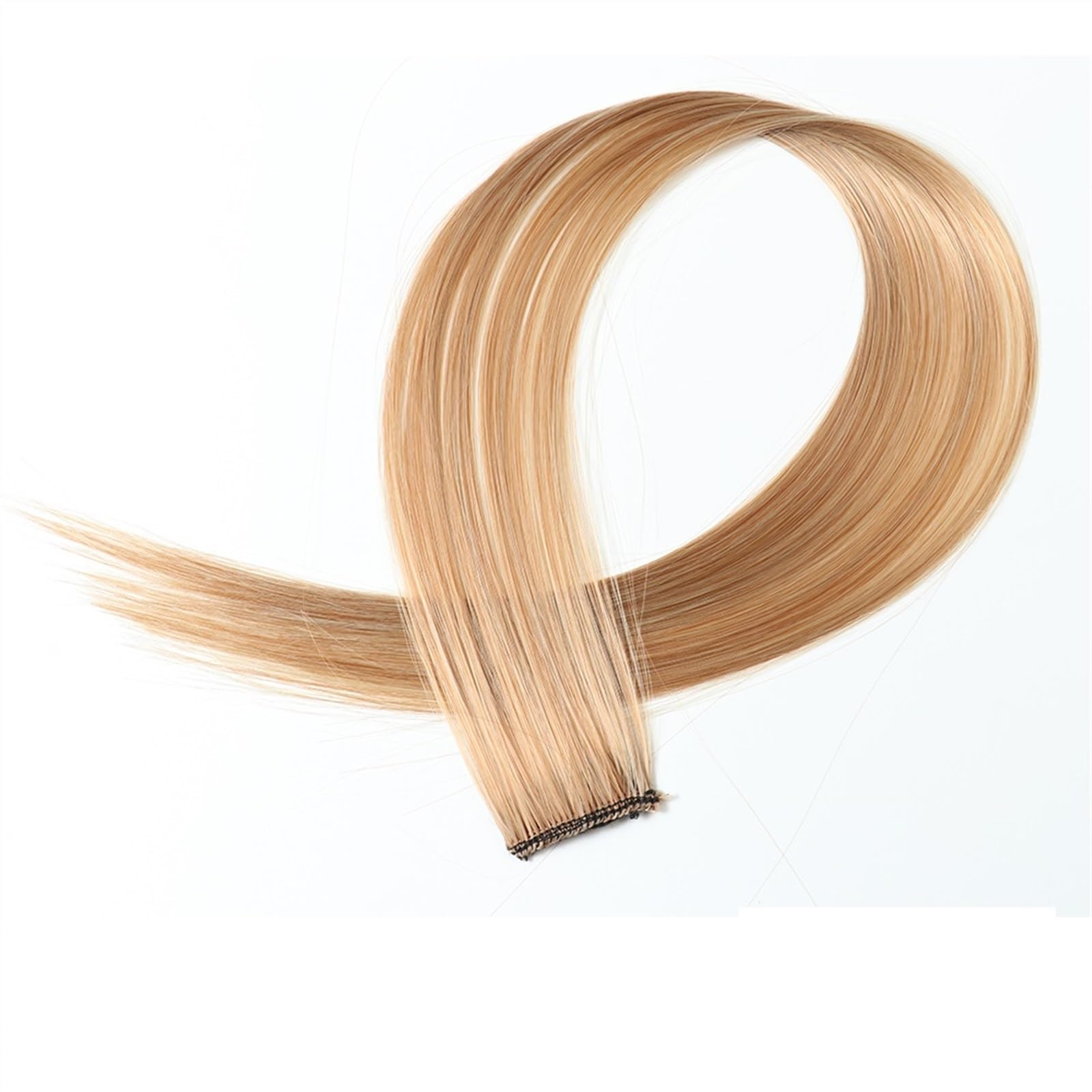 Clip-in-Haarverlängerungen Farbige Clip-in-Haarverlängerungen, 55,9 cm, Regenbogenfarben, lange, glatte Haarteile, Clip-in-Synthetik, Halloween, Cosplay, Mode, Party, Geschenk for Frauen und Mädchen C