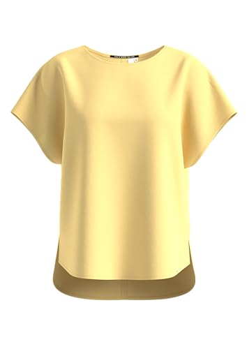 QS Damen 2146337 Bluse kurzarm, YELLOW 1606, 34