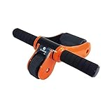 Sveltus AB Roller Bauchtrainer, Unisex, Erwachsene, Orange und Schwarz