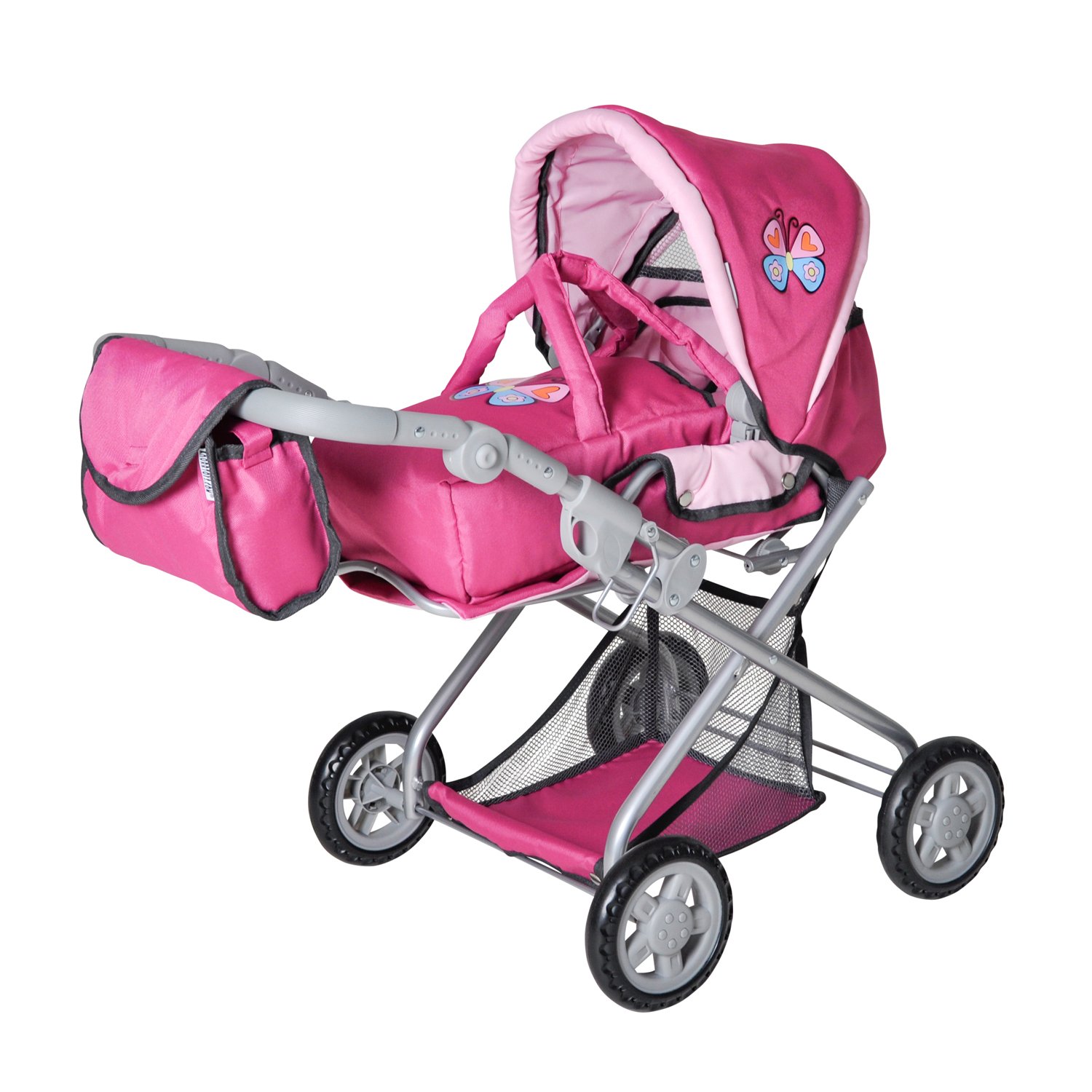 Knorrtoys 61888 - Puppenkombi Kyra - pink with butterfly