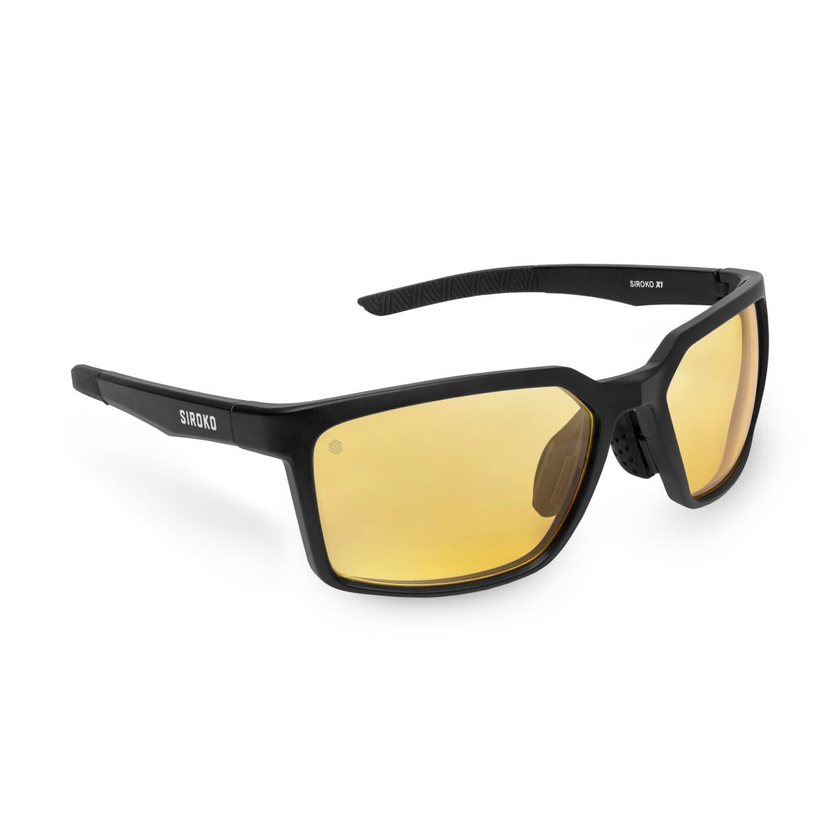 SIROKO - Selbsttönende Sportbrille X1 Photochromic TransnevadaSchwarz/Gelb