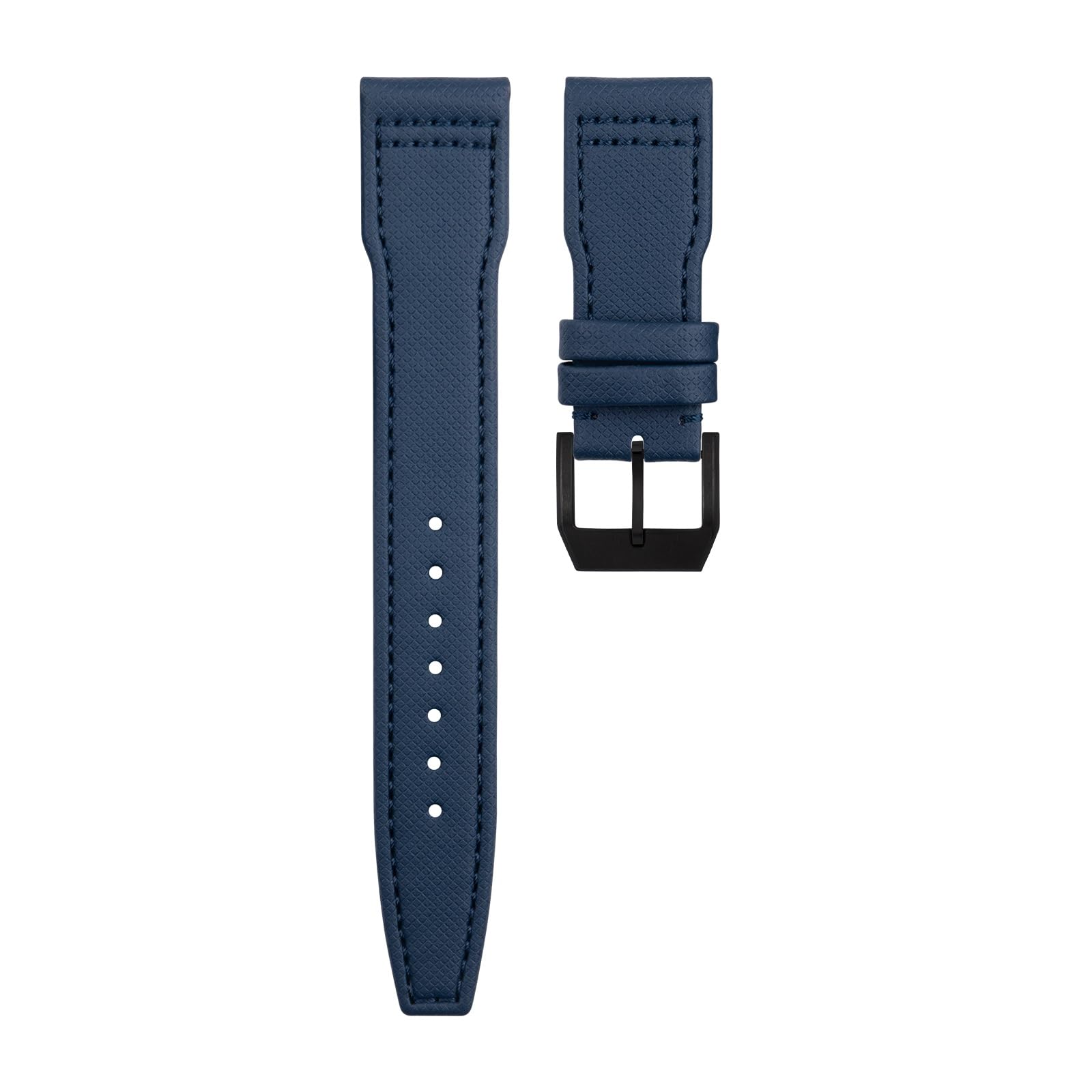 IOTUP Armband für IWC Spitfire Mark 18 Portugieser Portofino Pilot IW3777, Nylon-Canvas-Lederarmband, 20 mm, 21 mm, 22 mm, 20 mm, Achat