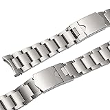 OPKDE 22 mm massives Edelstahl-Uhrenarmband für Tudor Black Bay 79230 79730 Heritage Chrono Uhrenarmband für Herren, 22 mm, Achat