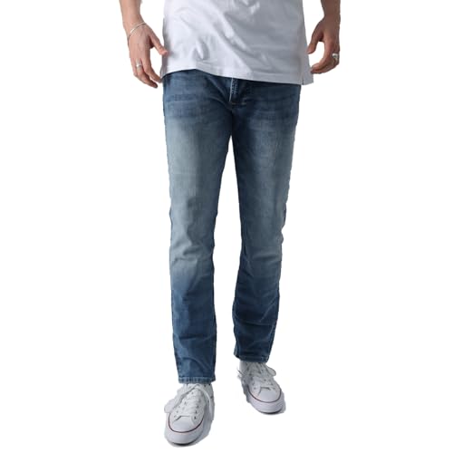 Miracle of Denim M.O.D, Thomas Comfort, Herren Jeans Hose Stretchdenim Rabick Blue W 32 L 32