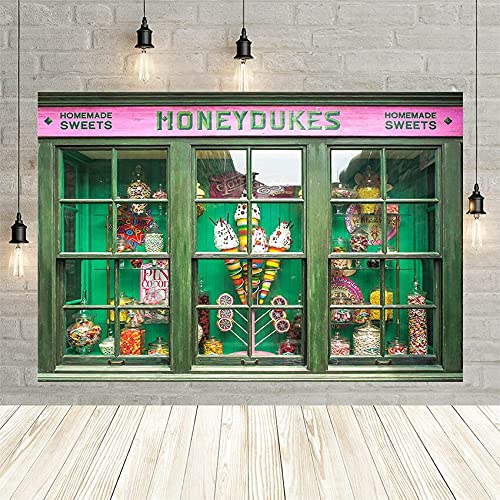 Fotografie hintergründe grün Holz Fenster süß honeydukes Shop babyparty Portrait Hintergrund fotostudio fotophone 350x230cm