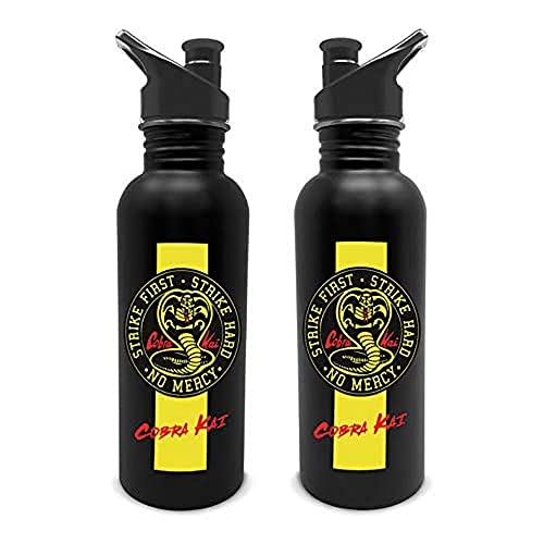 Pyramid International MDB26225 Cobra Kai (Emblem) Kantinenflasche, Edelstahl, Mehrfarbig