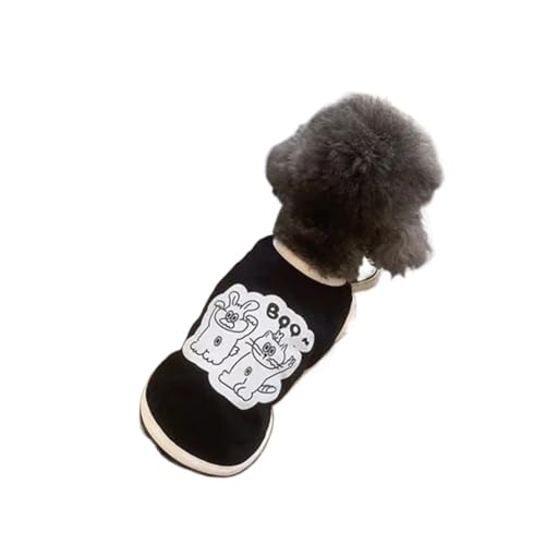 Süßes Bier-Hundeweste, Hundekleidung, dünner Haustier-Pullover, Katze, Bichon, Sommerkleid, Welpen, kann aus Baumwolle sein, atmungsaktiv, Haustierkleidung (S)