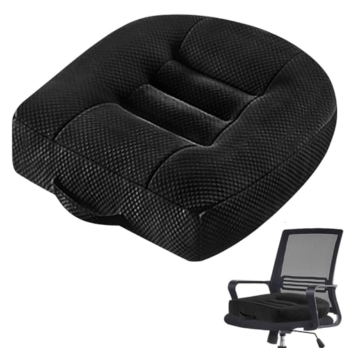 Sitzauflage Sitzerhöhung Auto Sitzkissen: 40x40CM Ergonomisches Orthopädisch Sitzkissen Kissen für Bürostuhl, Auto, Rollstuhlkissen oder Sitzerhöhung für Erwachsene - Extra Breites Stuhlkissen