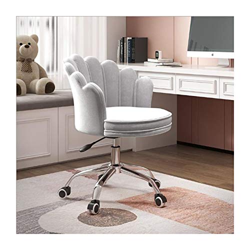 Drehbarer Schreibtischstuhl, Home-Office-Stuhl, bequeme dicke Polsterung, flexibler, ergonomischer Drehstuhl für Führungskräfte, Designer, Gaming oder das Büro, Home-Office-Stuhl (grau) Beauty Comes