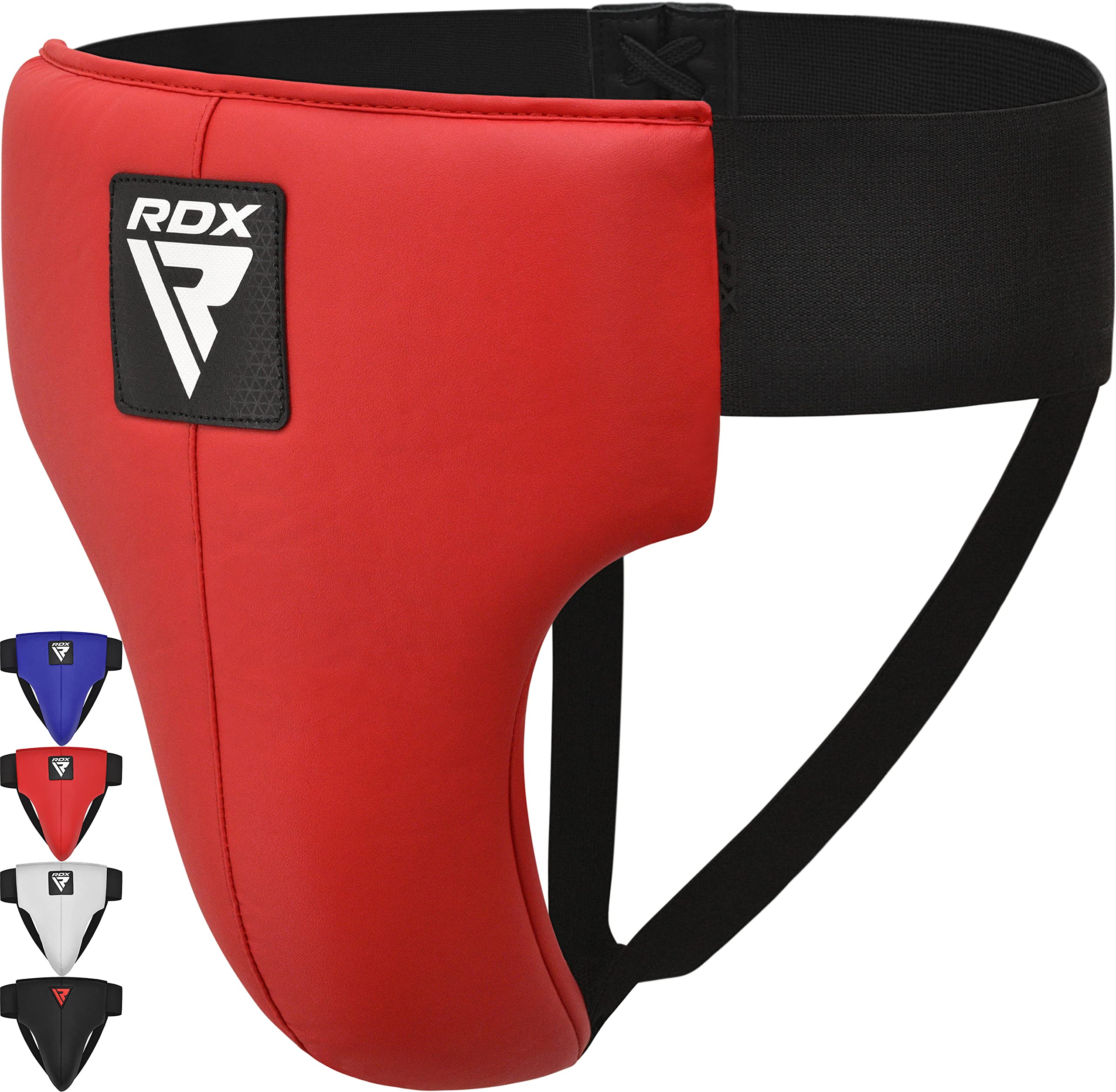 RDX Tiefschutz Herren Kampfsport Boxen, Genehmigt SATRA, Maya Hide Leder, Hodenschutz Manner MMA Kickboxen Unterleibschutz Handball Muay Thai, Groin Guard Protection Zubehör, Tiefenschutz Taekwondo