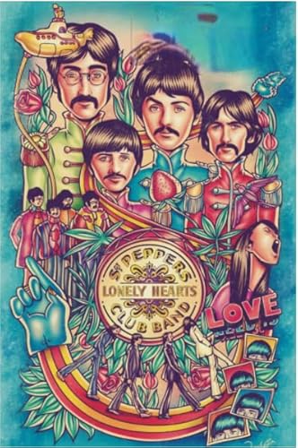 Hfmquisutron Puzzle 1000 Teile Ringo.Starr Band Poster Holzpuzzle Für Erwachsene Lernspiel Familie Dekompression Spielzeug Fz234Lw