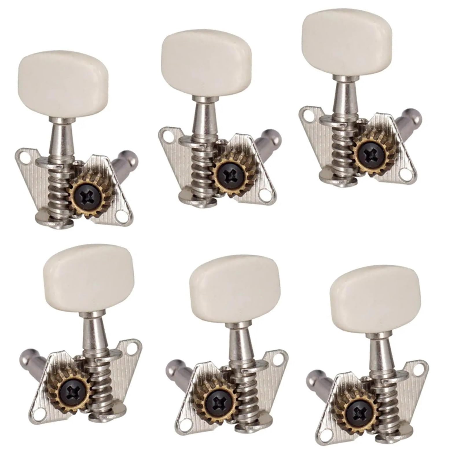 Strings Tuning Pegs Mechaniken Für Gitarre 6 Stück 3L3R Gitarren-Stimmstifte, langlebiges Mechanik-Zubehör für Akustikgitarren