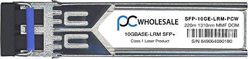 Aruba 10 GBASE-LRM Optic LC 10 GbE SFP + 1310 nm Pluggable Connector Up to 220 m Over Multimode männlich Faser (Typ FDDI/OM1/OM2)