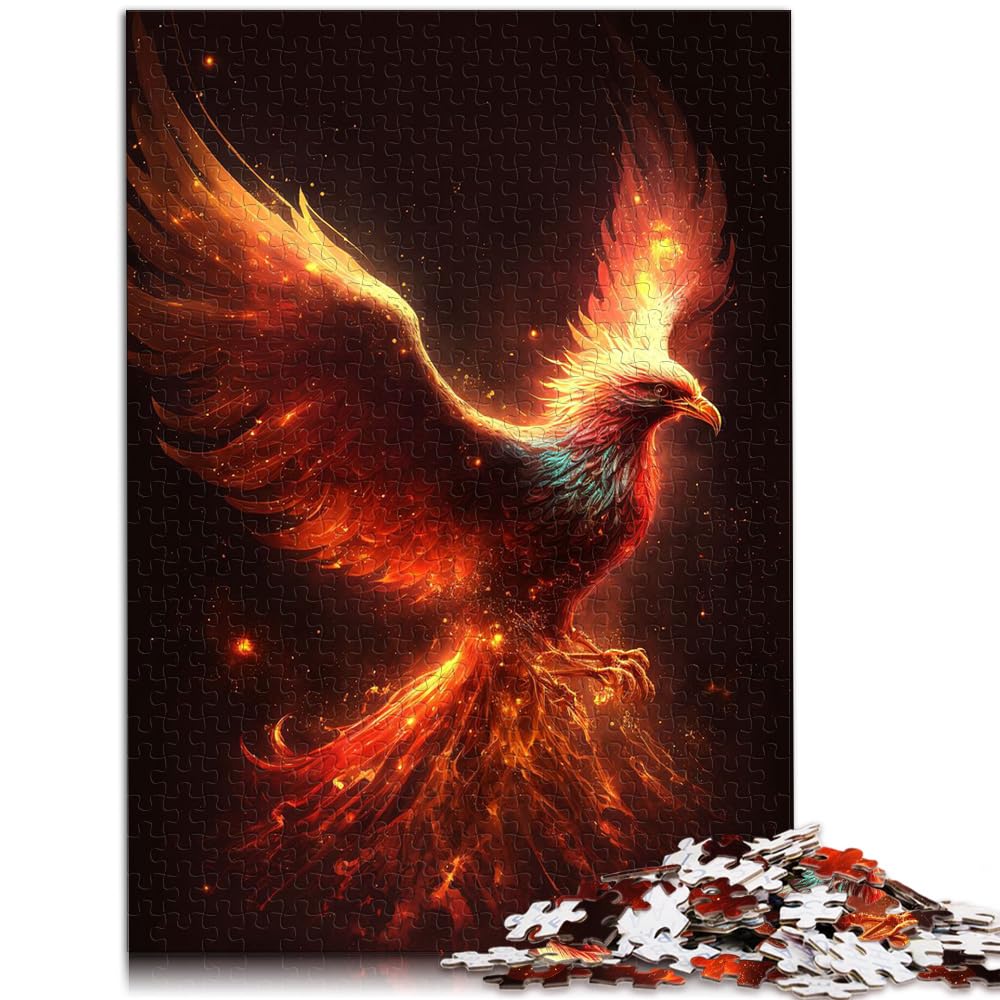 Puzzles für den feurigen Phönix, 1000 Teile, für Erwachsene von Wooden Puzzles. anspruchsvolles, unterhaltsames Familienspiel, 1000 Teile (50 x 75 cm)