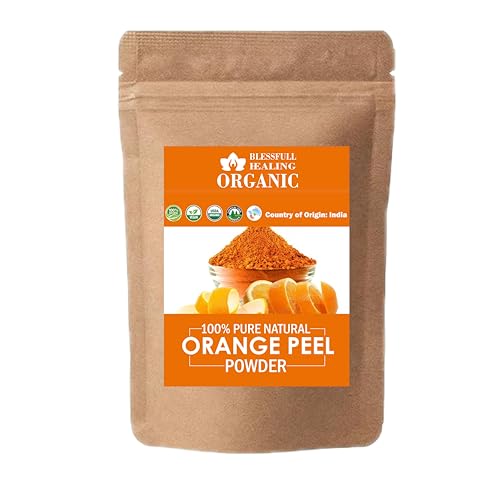Blessfull Healing Bio 100% reines natürliches Orangenschalenpulver | 100 Gramm / 3,52 oz