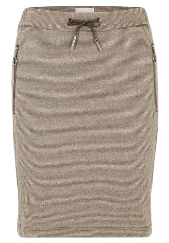 Cartoon Damen Minirock mit Muster Brown/Taupe,42