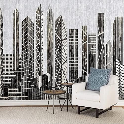 XLMING Einfache Retro-Stadtarchitektur-Landschaft 3D Tapete Home Dekoration Wohnzimmer Sofa Schlafzimmer Tv Hintergrund Wand-150cm×105cm