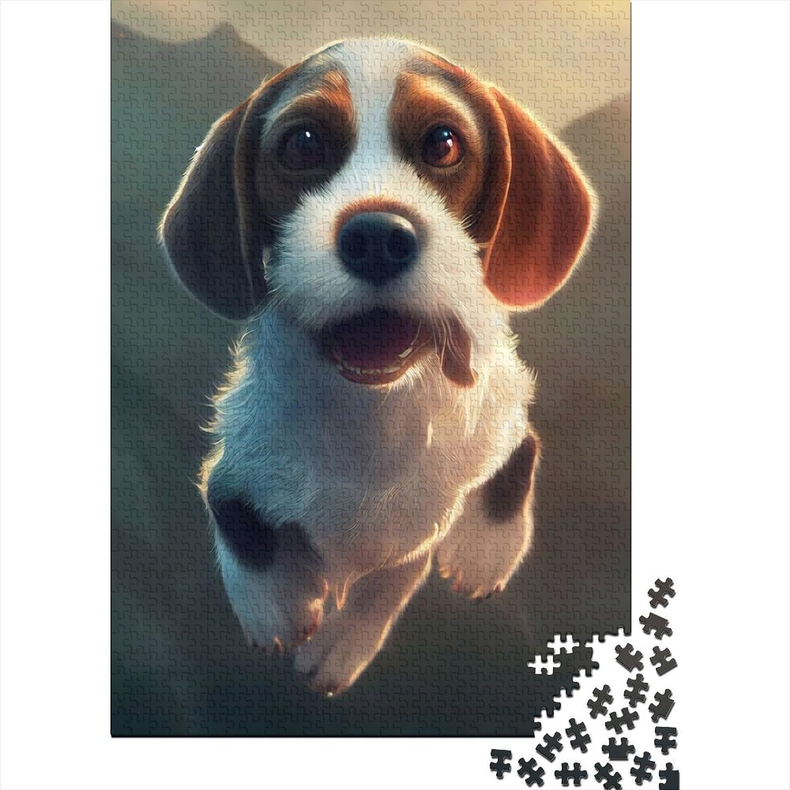 500-teiliges Puzzle für Erwachsene, Fliegender Beagle, Puzzles für Erwachsene und Teenager, zum Stressabbau, zum Zeitvertreib zu Hause (Größe: 52 x 38 cm)