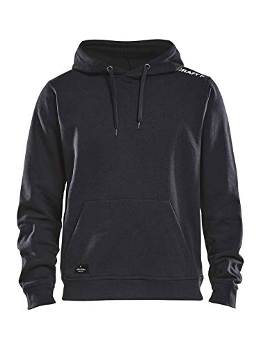 Craft Community Hoodie für Herren | Größe L | Schwarz | Hoodie Herren | Sweatjacke Herren mit Kapuze | Kapuzenpullover | Sweatshirt | Mikrofaser-Baumwolle-Mix