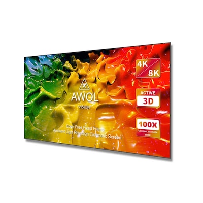 AWOL Vision Cinematic ALR Beamer Leinwand, 150" 331,9 x 186,7 x 2,5 cm