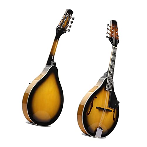 Mandolinen-Instrument Akustische Mandoline Helle Linde Mandoline Saiteninstrument Mandoline (Color : 02)