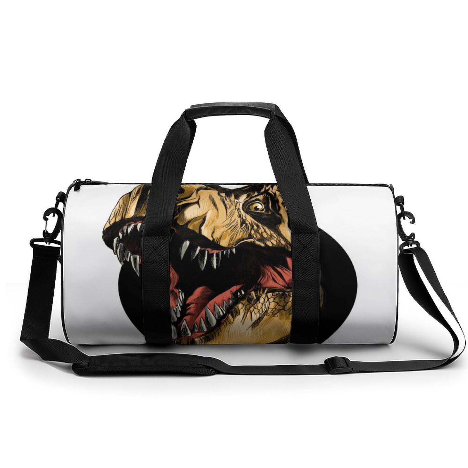 Dinosaurier Sport Duffel Bag Sporttasche Reisetasche Handgepäck Tasche Schwimmtasche Weekender Bag 45x23x23cm